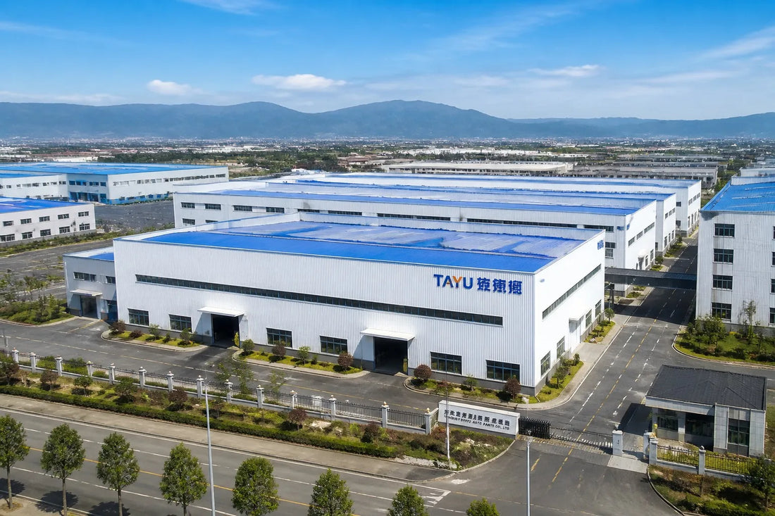 Modern Chinese manufacturing facility in Fenghua Ningbo industrial park representing 25 years of tempered glass lid factory since 2001 China