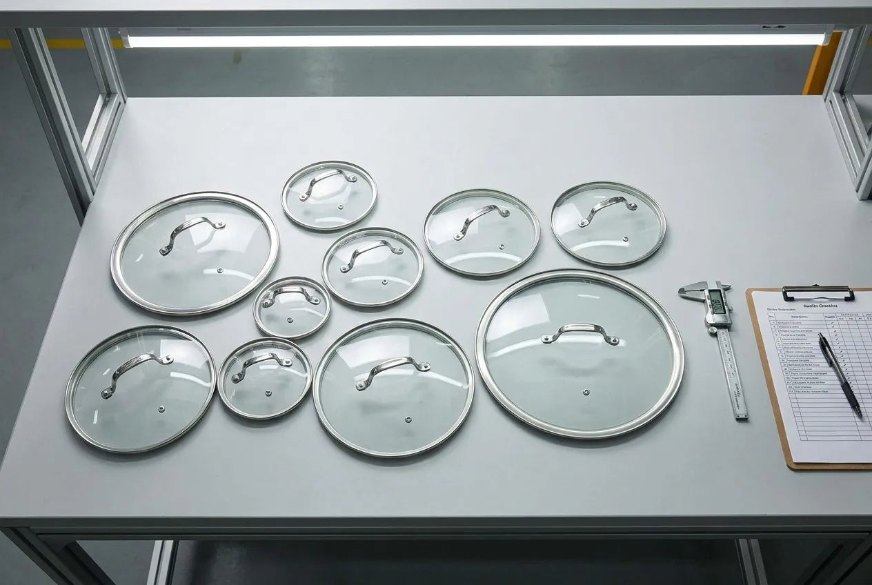 Tempered glass lids sourcing quality control