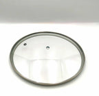 G22 Wide - G-Series Wide Rim Glass Lid (218–230mm) — main product view, wholesale OEM factory