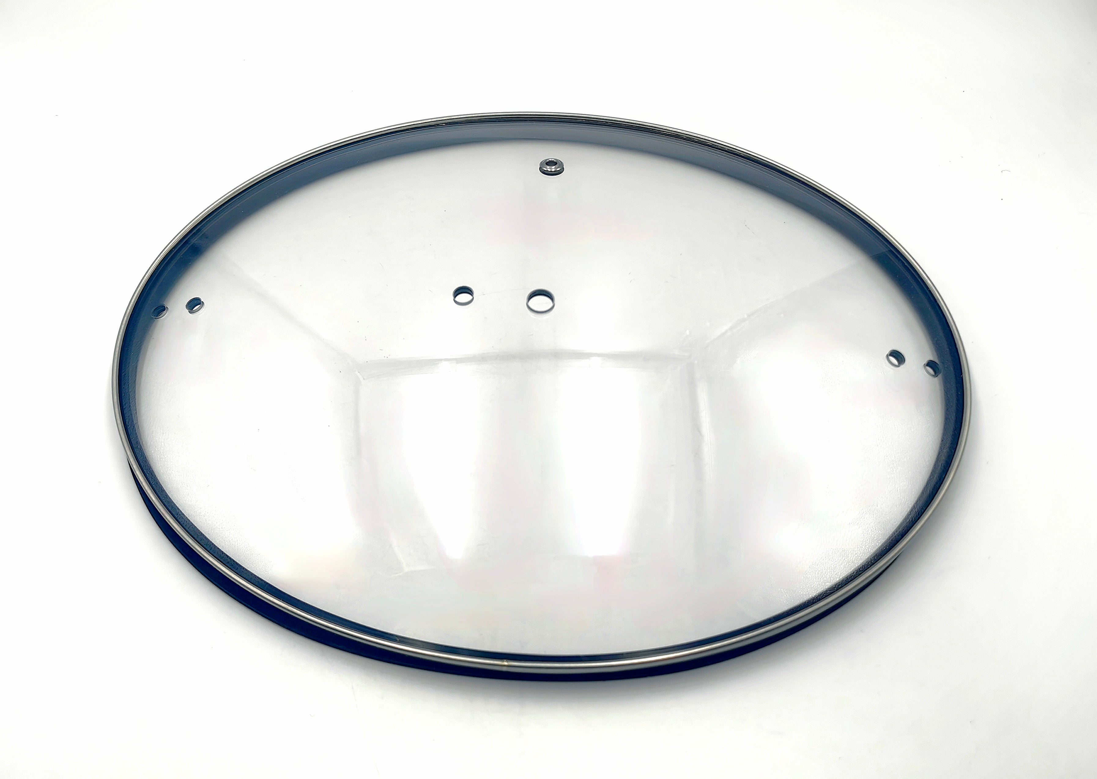QT6.0 Silicone-Rim Tempered Glass Lid (314×248mm) — main product view, wholesale OEM factory