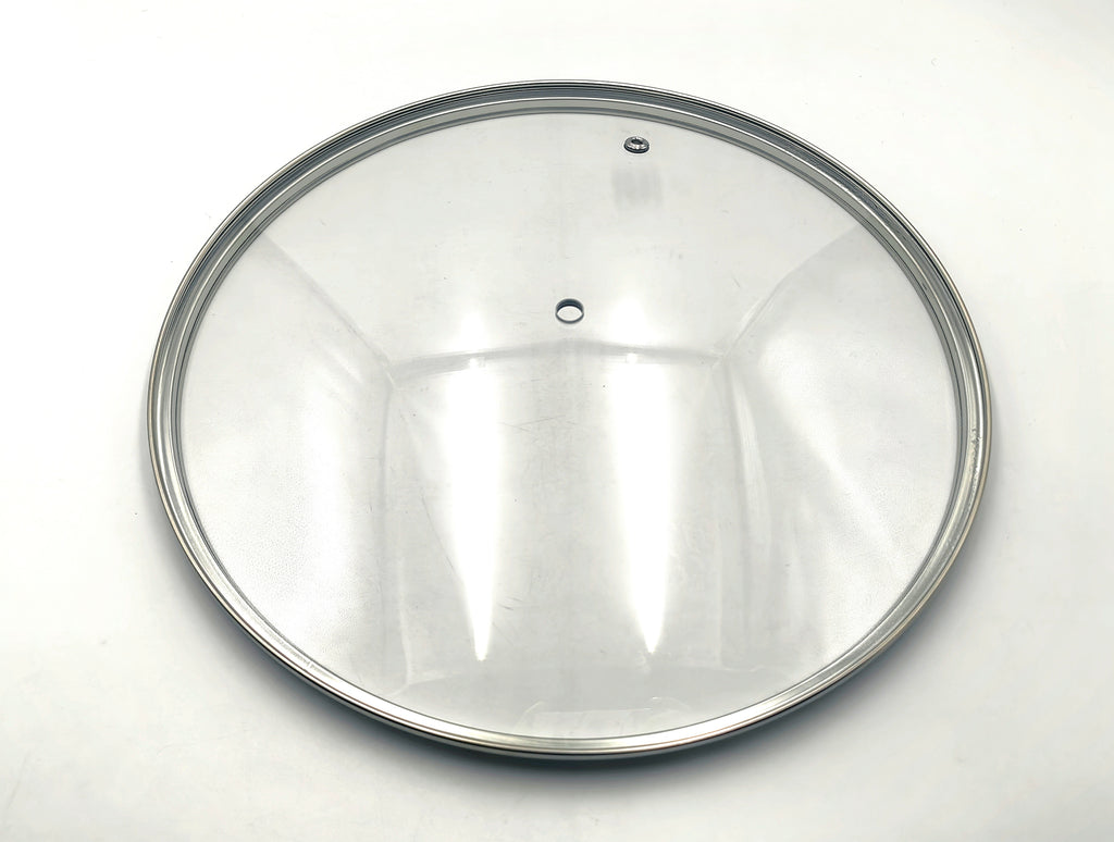 G28 - G-Series Narrow Rim Glass Lid (277–287mm) — main product view, wholesale OEM factory