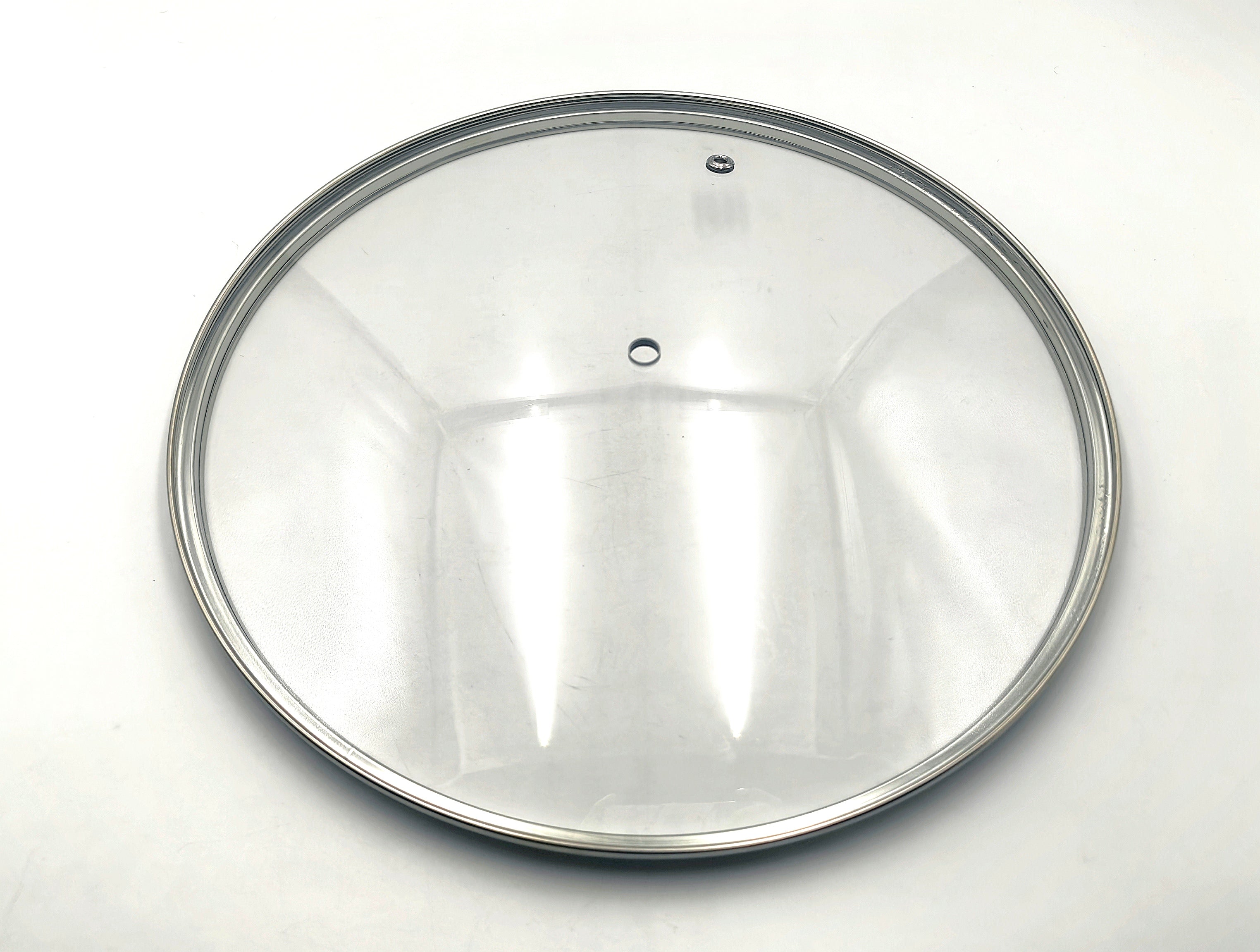 G28 - G-Series Narrow Rim Glass Lid (277–287mm) — main product view, wholesale OEM factory