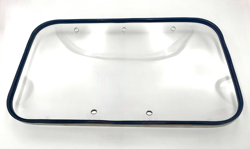 YD-100 Large Square Silicone Gasket Lid — close-up of silicone/steel rim and steam vent