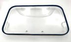 YD-100 Large Square Silicone Gasket Lid — close-up of silicone/steel rim and steam vent