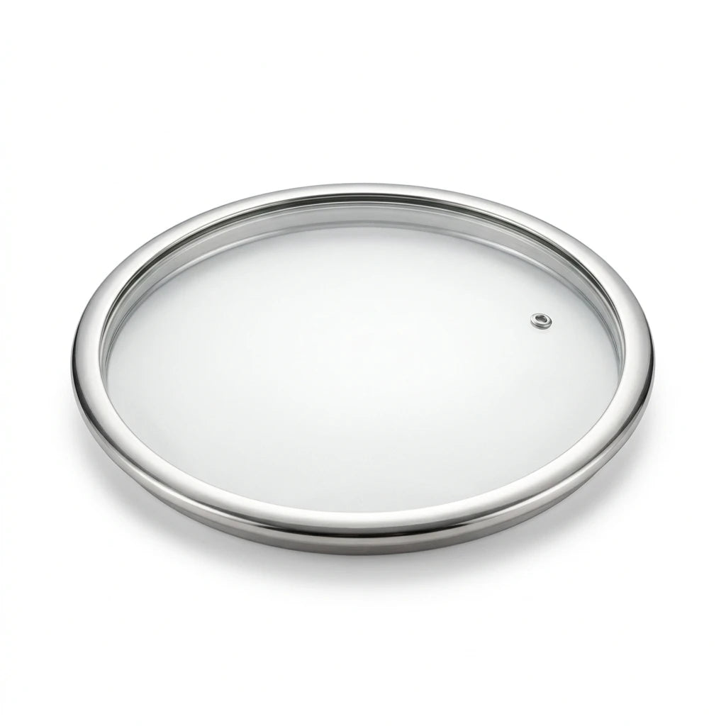 G20 - G-Series Narrow Rim Glass Lid (197–207mm) — main product view, wholesale OEM factory