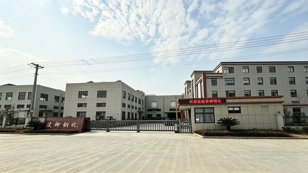 factory-gate: Boyu Glass main entrance