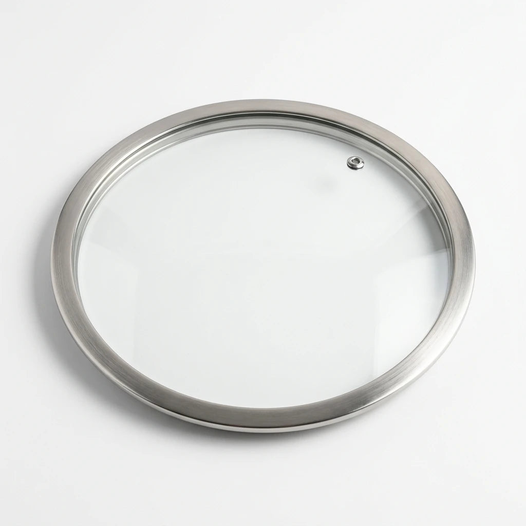 G22 - G-Series Narrow Rim Glass Lid (217–227mm) — main product view, wholesale OEM factory