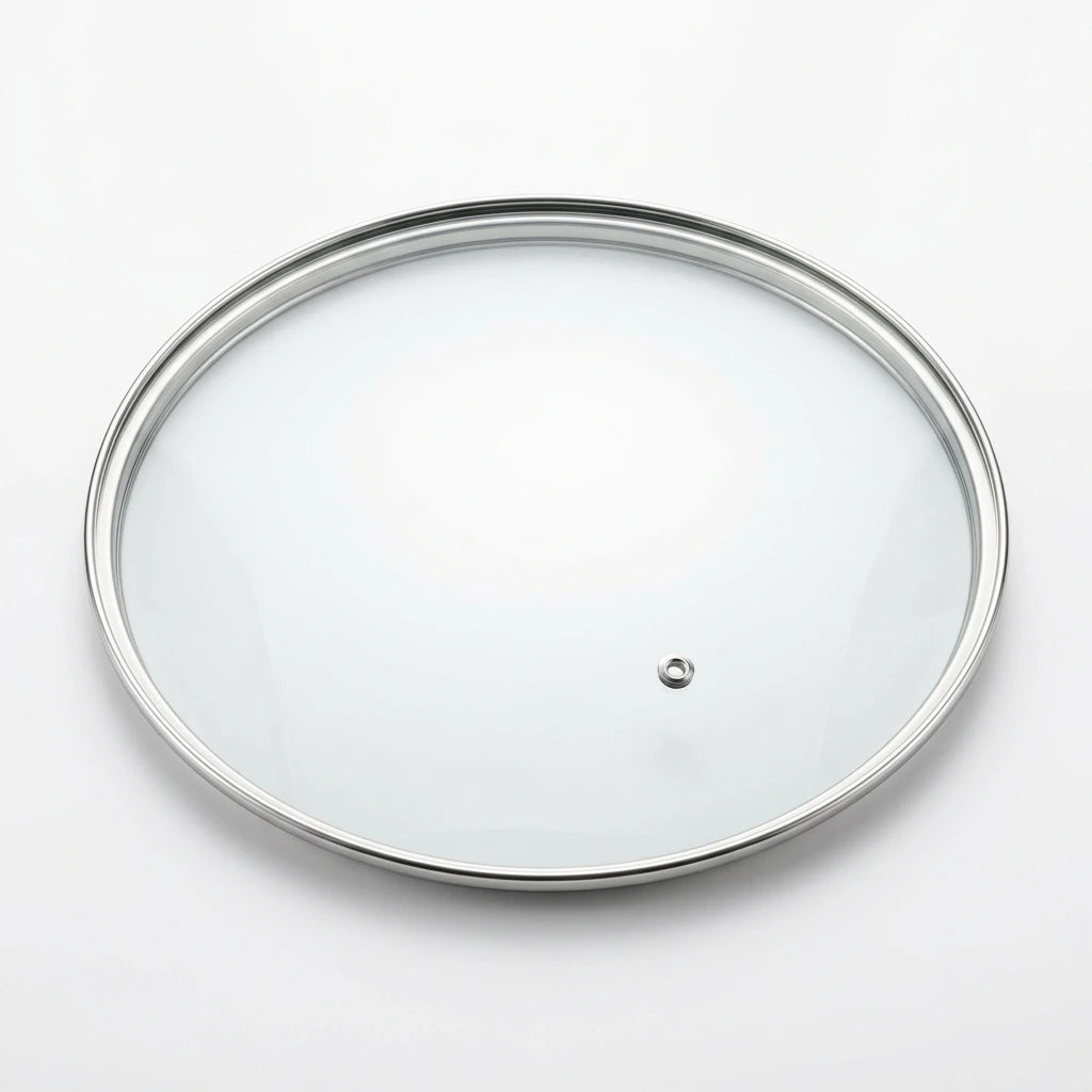 G26 - G-Series Narrow Rim Glass Lid (257–267mm) — main product view, wholesale OEM factory