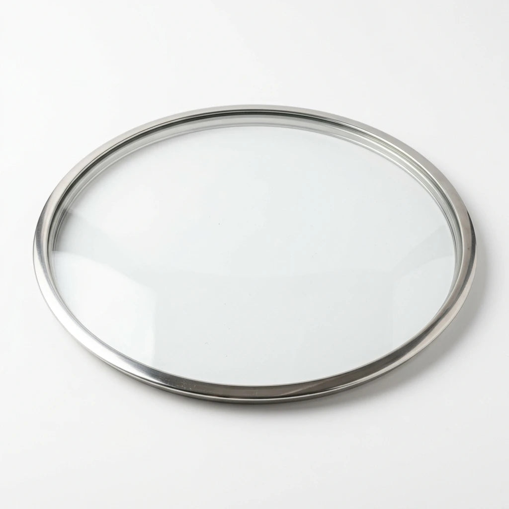 G32 - G-Series Narrow Rim Glass Lid (317–327mm) — main product view, wholesale OEM factory