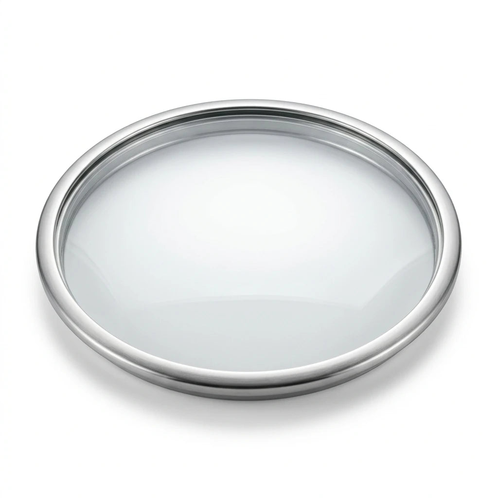 G14 - G-Series Narrow Rim Glass Lid (137–147mm) — main product view, wholesale OEM factory